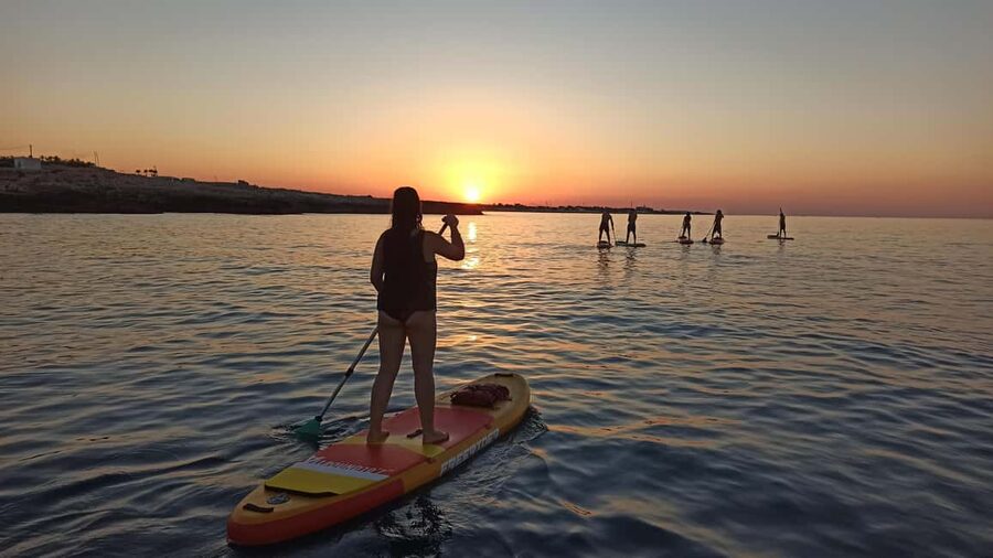Polignano a Mare: Stand-Up Paddle Tour or Rental - The view back toward Polignano’s cliffs