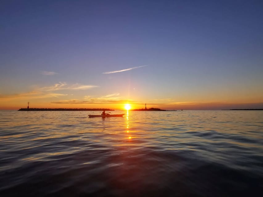 Poreč: Sea Kayaking Sunset Tour - The Euphrasian Basilica From the Water