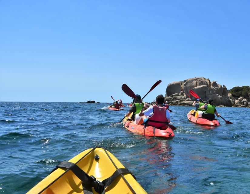 Porticcio: Guiding Kayaking Tour - Learning the two-seater kayak