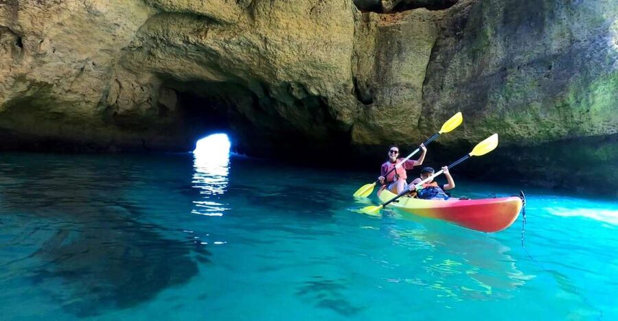 Portimão: Kayak Tour of Benagil Caves - The first coastal views near Alfanzina Lighthouse