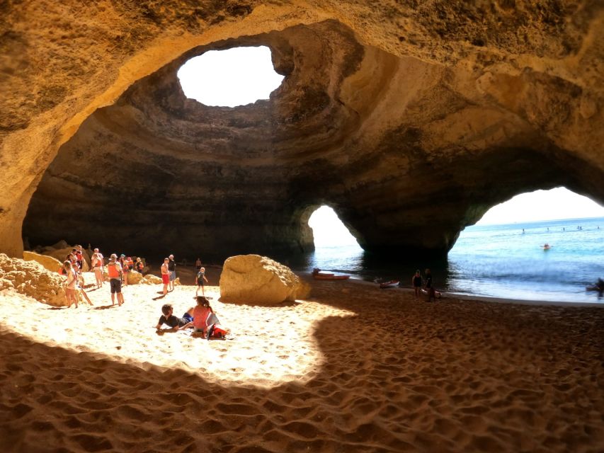 Portimão: Kayak Tour of Benagil Caves - Launching from the catamaran