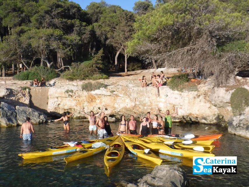 Porto Selvaggio kayak tour + cliff diving + cold springs - The cold spring and the kayak baptism