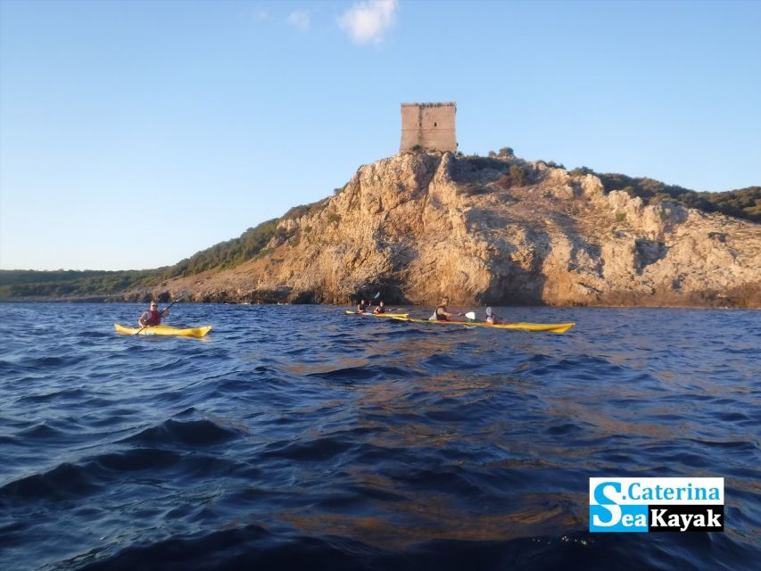 Porto Selvaggio kayak tour + cliff diving + cold springs - What the $62.63 price covers