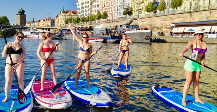 Prague: 2-Hour Paddle Boarding in the City Centre - Learning to Stand, Turn, and Paddle