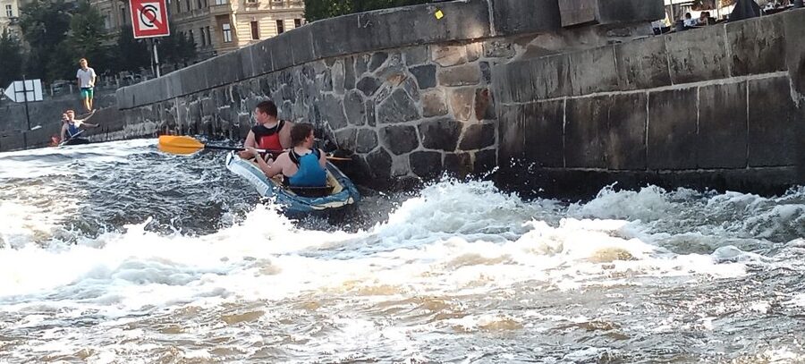 Prague: Vltava River Guided Canoeing Tour - Drifting past Prague’s major sights