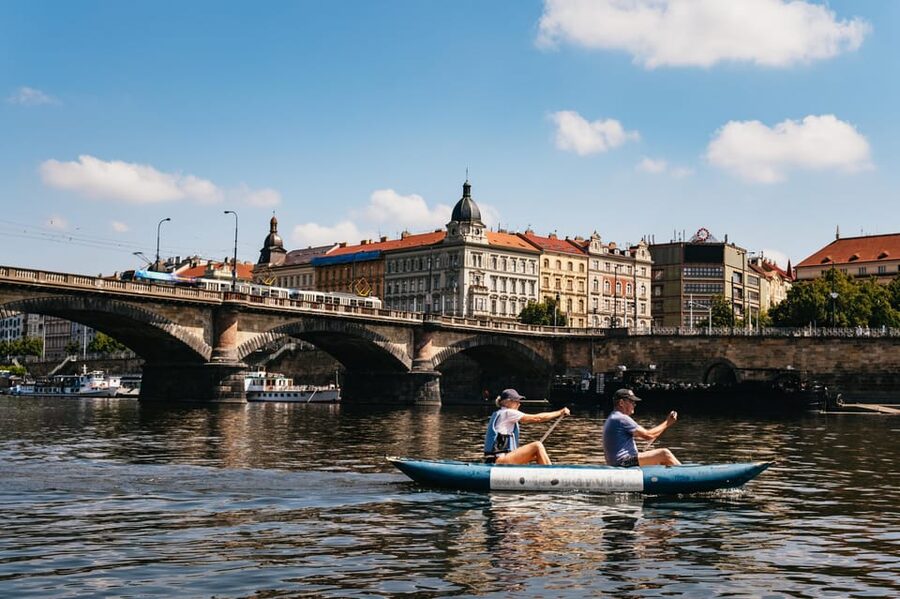 Prague: Vltava River Guided Canoeing Tour - Stories from a Prague local