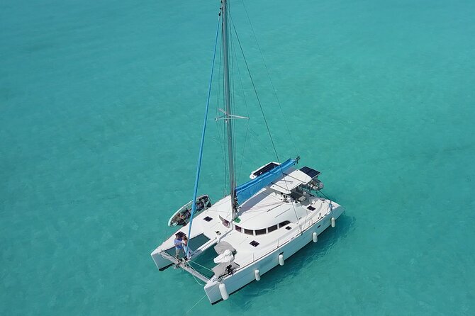 Private Catamaran Swim sail snorkel cliff jumping SUP - Sailing the Great Sound when the wind cooperates