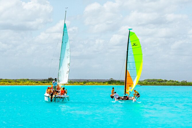 Private Eco-Tour on a Recreational Catamaran with Kayaks Included - Islands, cenotes, and clear swimming water