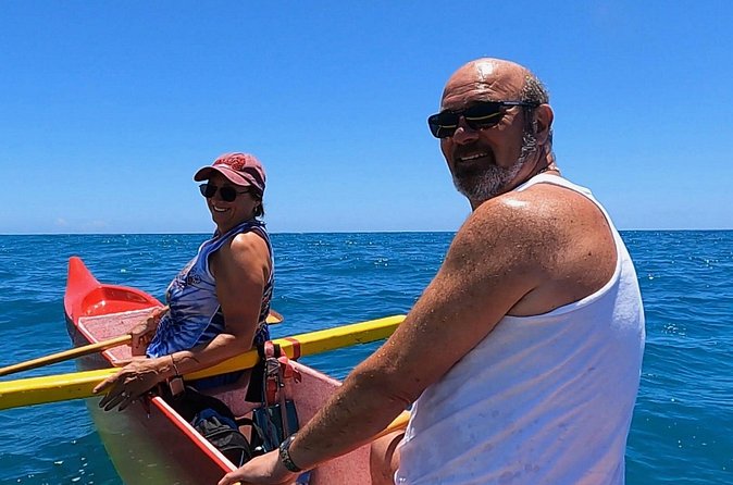 Private Outrigger Canoe Surfing Experience - Catching waves from the canoe