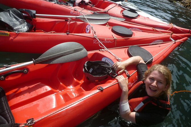 Private Tour explore Vulcano Island by Kayak & Coasteering - Caves, arches, and the thermal cave