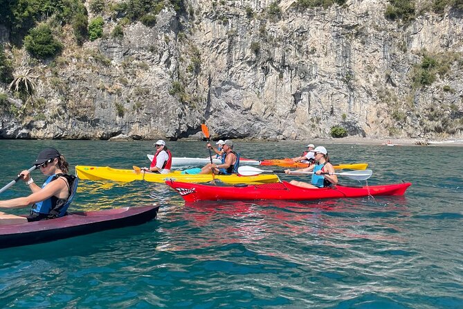 Private Tour Kayaking along Amalfi Coast Half day - Transport, timing, and cancellation details