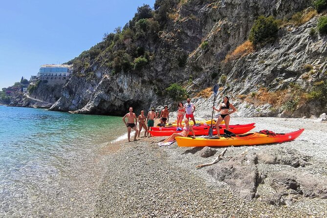 Private Tour Kayaking along Amalfi Coast Half day - Small beaches and sea caves along the coast