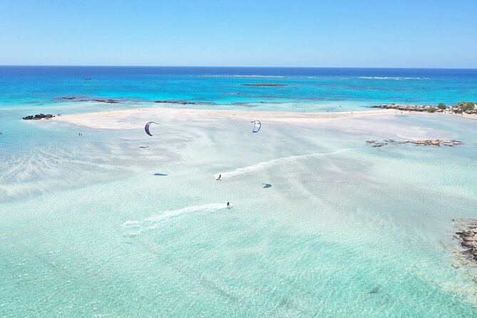 Private Van Tour to Elafonissi with SUP Board from Chania - What your time at Elafonissi may look like