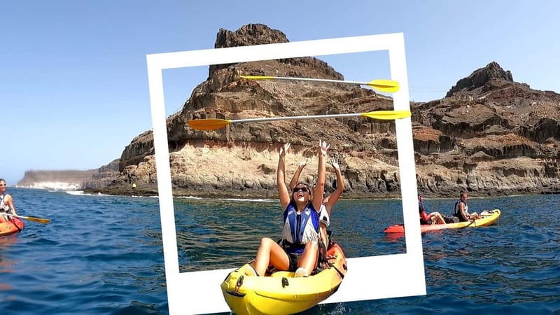 Puerto Mogán: Guided Adventure Kayak Tour in Caves & Snorkel - Key points to know before booking