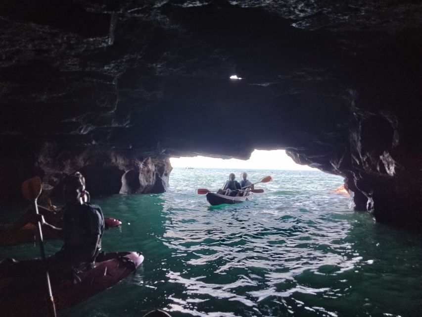 Puerto Mogán: Guided Adventure Kayak Tour in Caves & Snorkel - Snorkeling at a wild beach