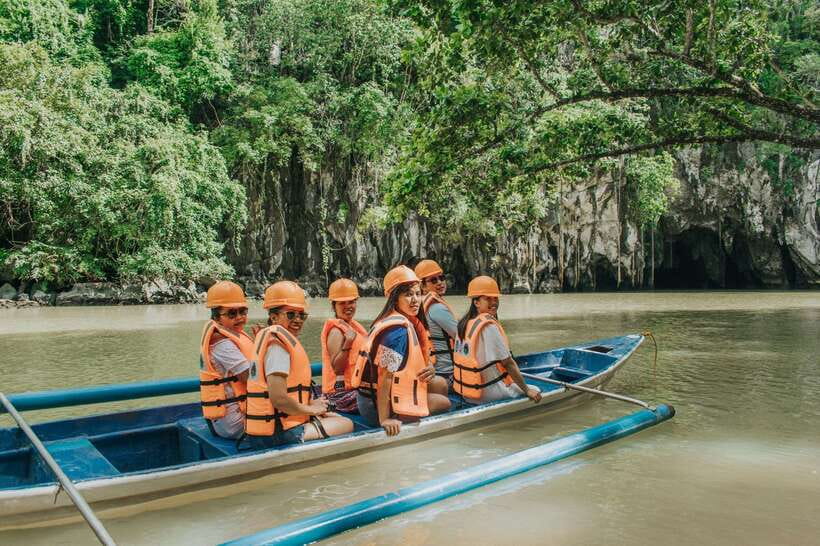 Puerto Princesa: Underground River, Zipline, Paddleboat Tour - Inside the Underground River