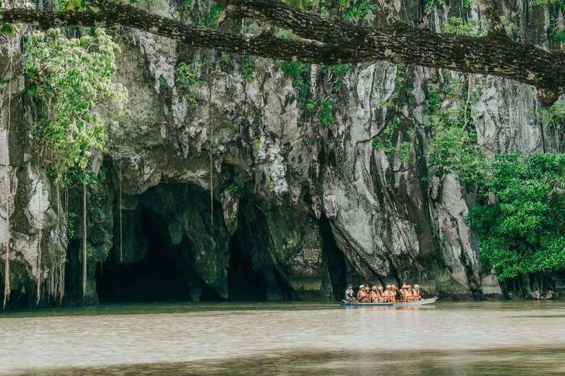 Puerto Princesa: Underground River, Zipline, Paddleboat Tour - The 800-meter Sabang X zipline