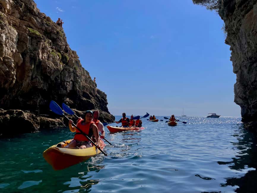 Pula: Cave, Canyon and Island Kayak Tour Snorkel&Explore - Starting at Ambrela Beach