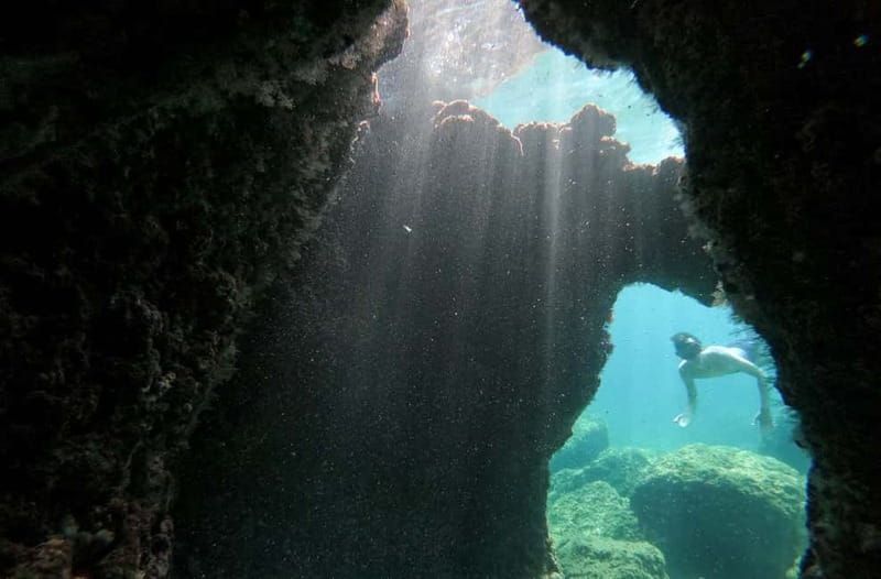 Pula: Cave Kayak, Snorkeling, Cliff Jumping All-in-one Tour - Paddling 50 minutes along the protected coast