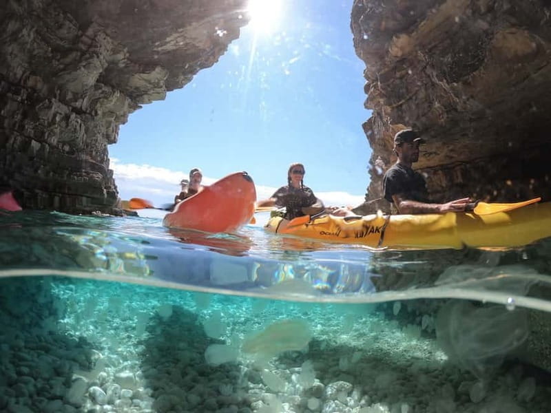 Pula: Cave Kayak, Snorkeling, Cliff Jumping All-in-one Tour - Starting at the Windsurf Station in Premantura