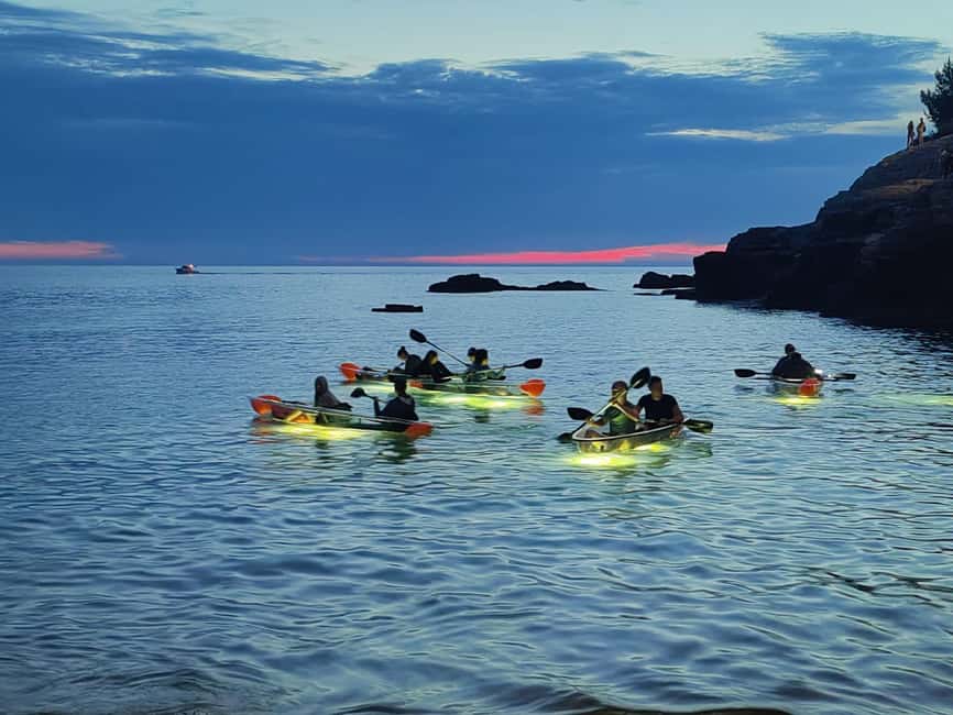 Pula: Cave Sunset/Night Tour in Transparent Kayak - Key points to know before booking