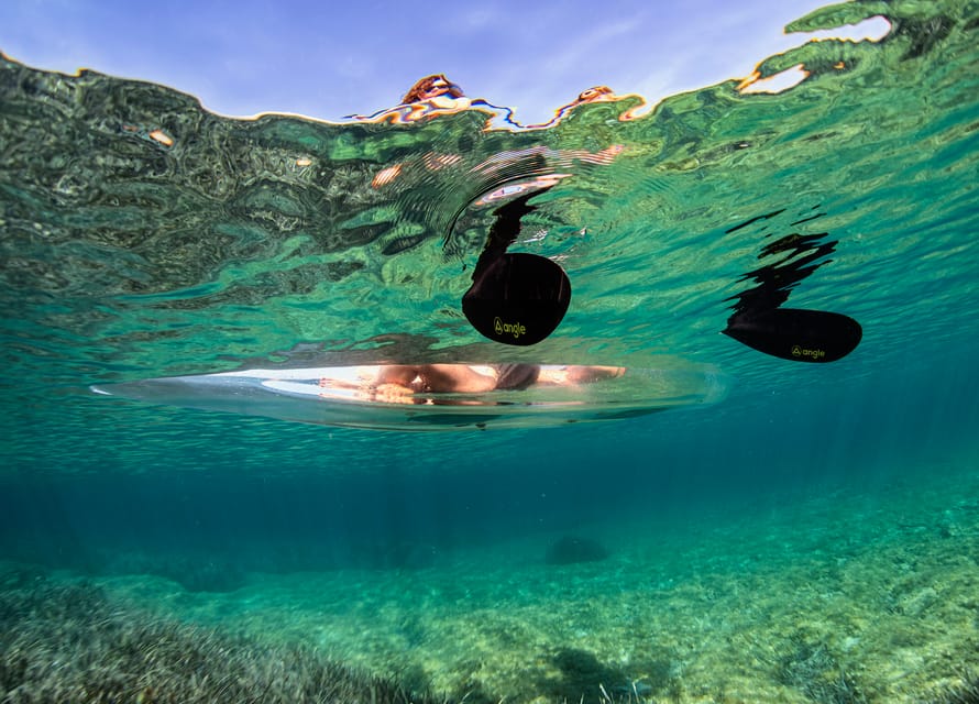 Pula: Clear Kayak Tour to Canyon, Island Cliffs & small Cave - Why the clear bottom matters on this Pula tour