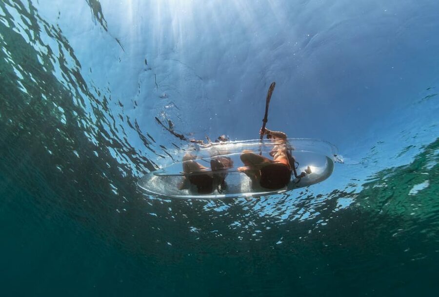 Pula: Clear Kayak Tour to Canyon, Island Cliffs & small Cave - What the $58 price includes