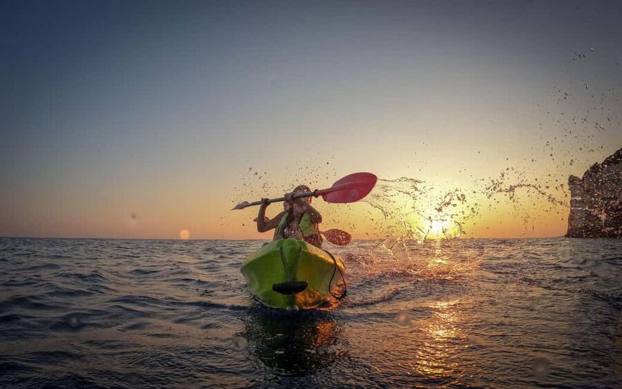 Pula: Kayaking,Snorkeling, Cliff jumping Tour with Wetsuit - The middle kayaking sections and Valley of Tears