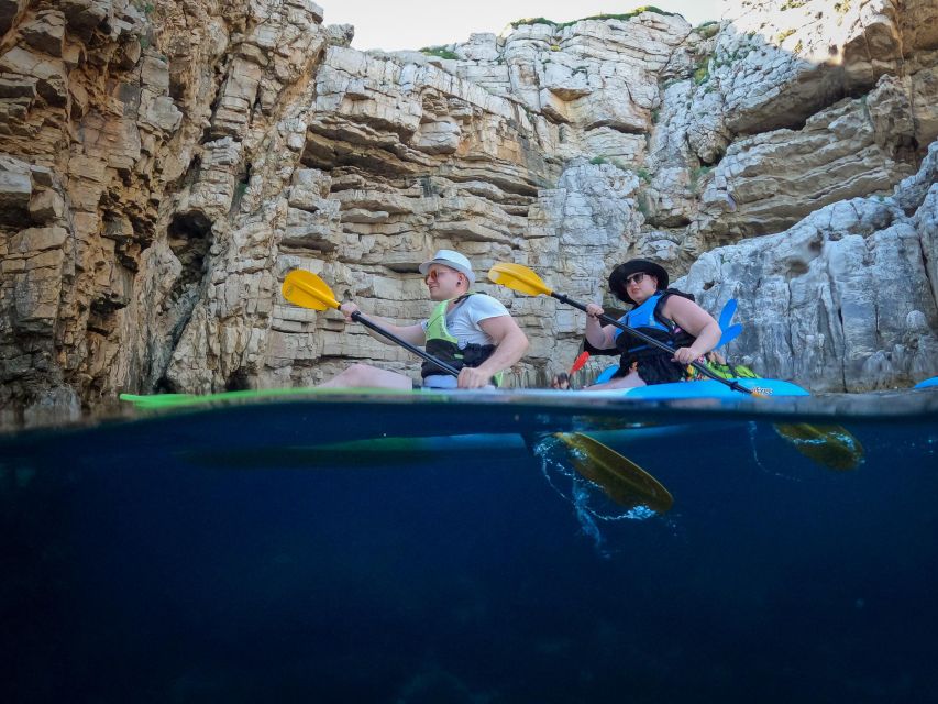 Pula: Kayaking,Snorkeling, Cliff jumping Tour with Wetsuit - GoPro photography and what you actually receive
