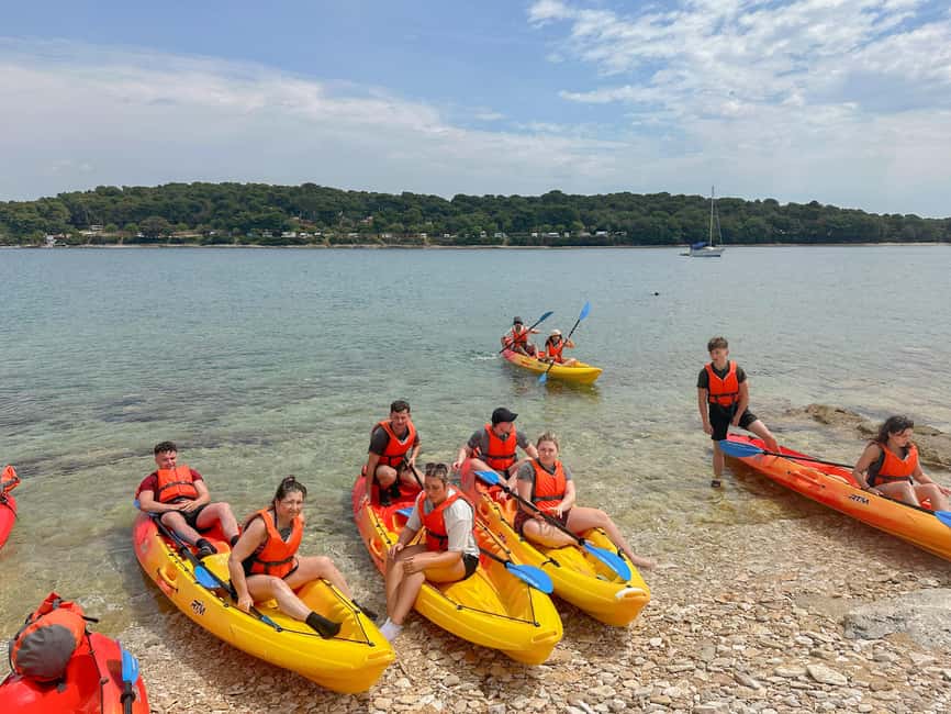 Pula: Muzil Canyon Kayak Tour, Snorkeling and Cliff Jumping - Snorkeling in a clear-water bay