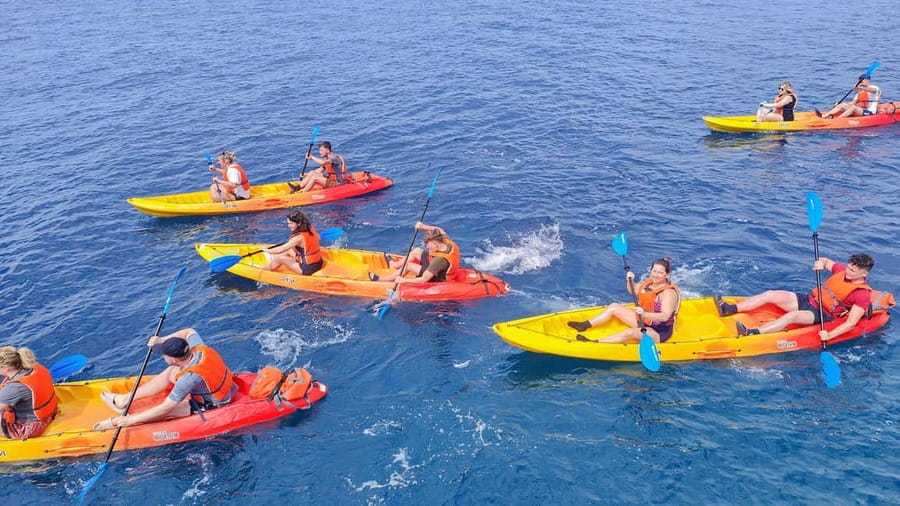 Pula: Muzil Canyon Kayak Tour, Snorkeling and Cliff Jumping - Returning to Valovine Beach