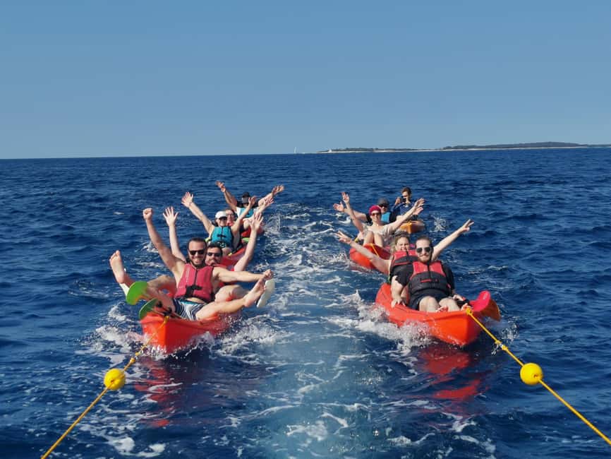 Pula: Sea Adventure – Boat, Kayak, Snorkeling & Cliff Jumps - The secluded beach stop