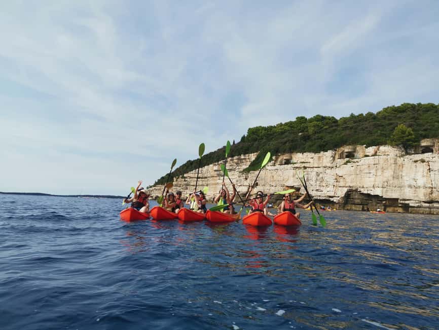 Pula: Sea Adventure – Boat, Kayak, Snorkeling & Cliff Jumps - Cliff jumping for extra adrenaline