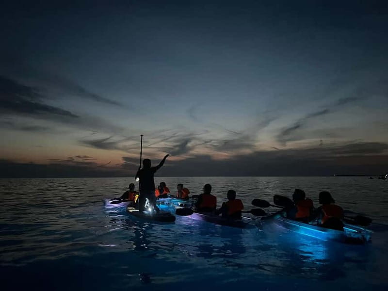 Pula: Sunset/Night Illuminated Transparent Kayak Tour - Key points to know before you book