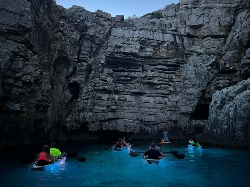 Pula: Sunset/Night Illuminated Transparent Kayak Tour - FAQ