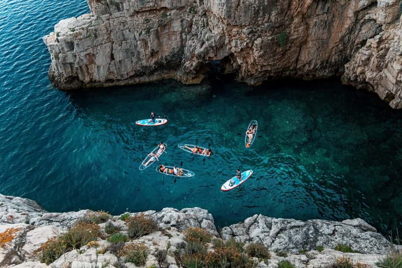 Pula: Sunset/Night Illuminated Transparent Kayak Tour - Meeting at Valovine Beach near Stoja