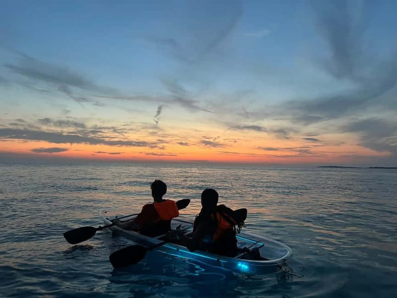 Pula: Sunset/Night Illuminated Transparent Kayak Tour - Group size, comfort, and who will enjoy it