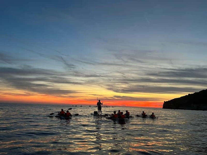 Pula: Sunset/Night Illuminated Transparent Kayak Tour - A gentle paddle from sunset into darkness