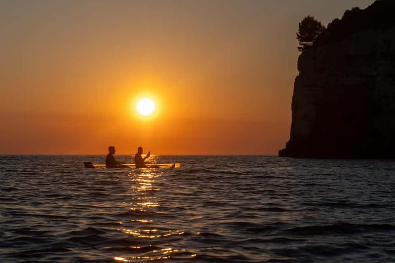 Pula:Sunset Tour By Clear Kayak,Cave,Swim & Cliff Jumping - The 15-minute safety briefing at Stoja Beach
