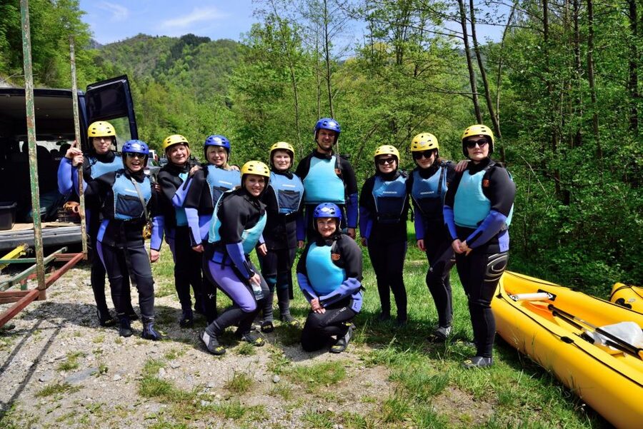 Rafting/Kayaking adventure river Kupa - Choosing between a raft and an inflatable kayak