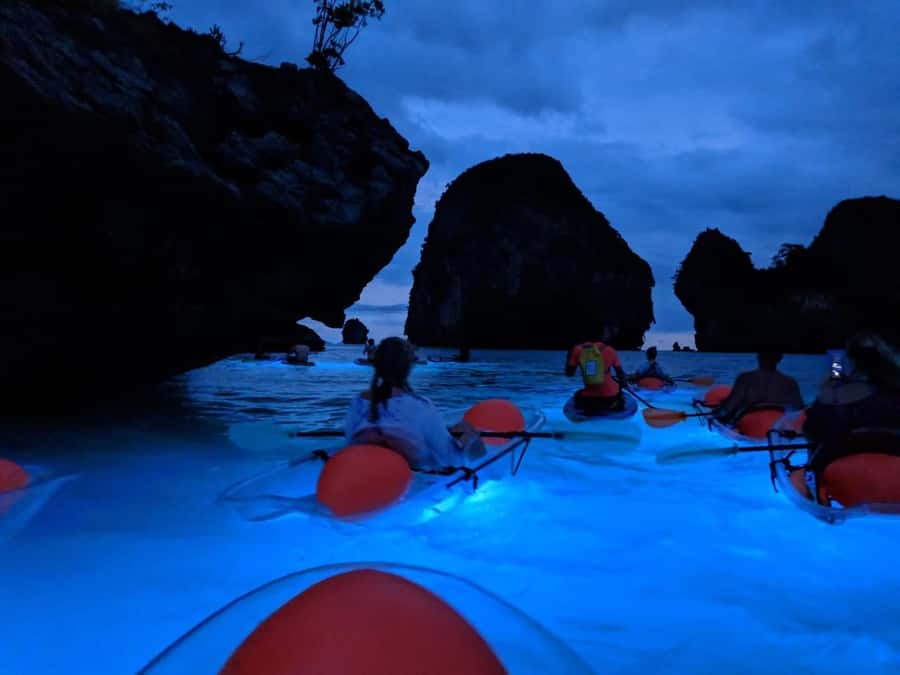 Railay: Illuminated Clear Kayak Night Tour Bioluminescence - Meeting on Railay Walking Street at 5:50 PM