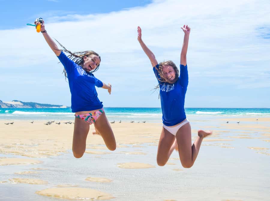 Rainbow Beach: Kayaking with Dolphins and Beach 4WD Tour - Fitness, children, and comfort