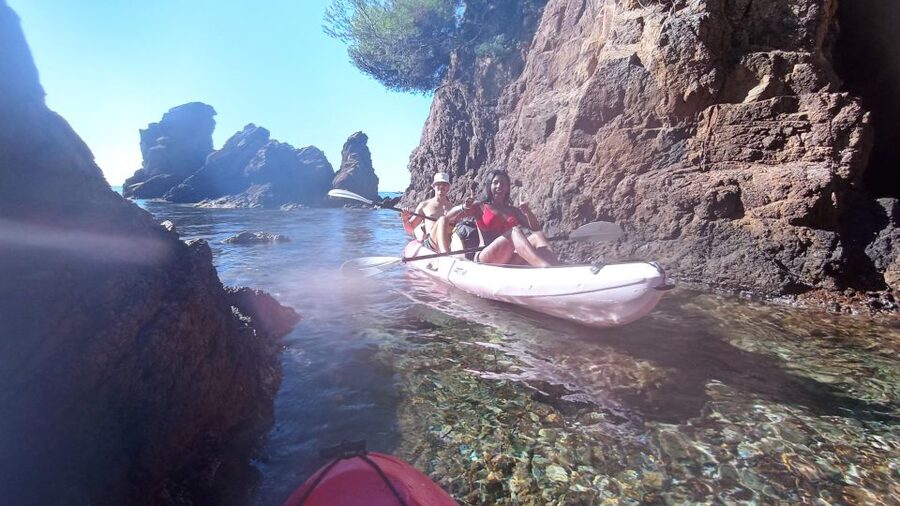 Rando Kayak Agay Guided Visit - A Swimming Break When You Want One