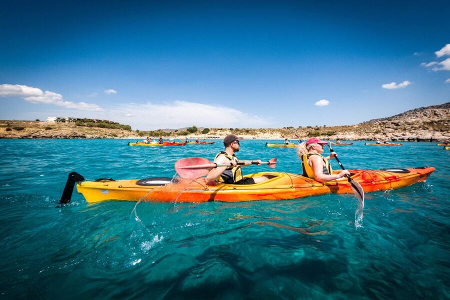 Rhodes: Sea Kayak Adventure to the Red Sand Beach - Who should book this kayaking trip