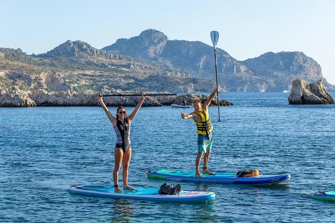 Rhodes: Stand Up Paddle & Snorkel Adventure - Snorkeling in warm, clear Mediterranean water