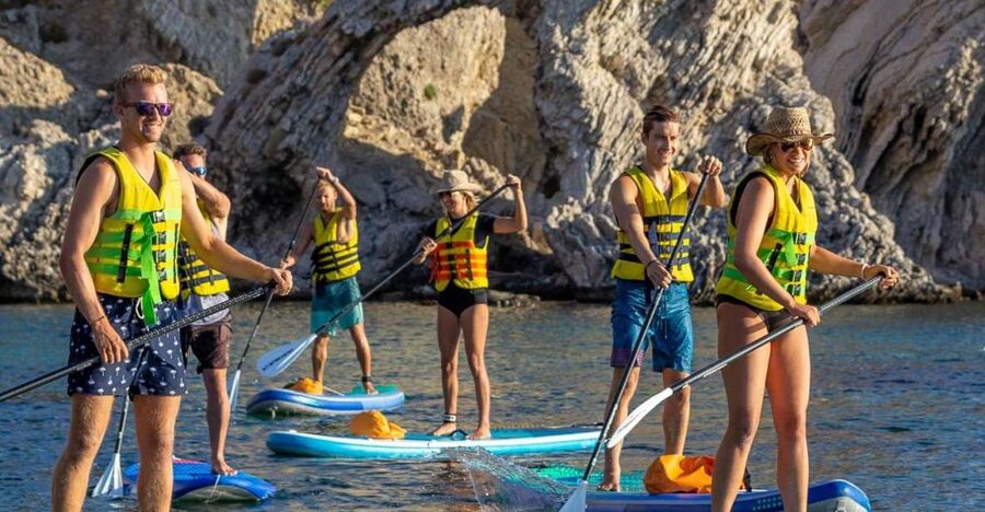 Rhodes: Stand-Up Paddleboard and Snorkeling Tour - Starting in Stegna with a proper SUP lesson