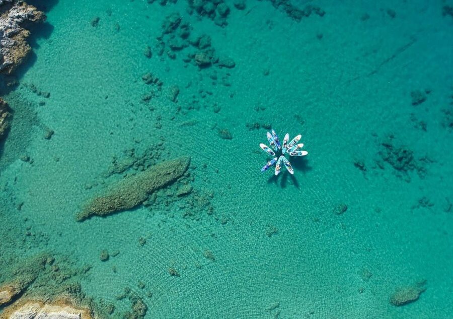 Rhodes: Stand-Up Paddleboard and Snorkeling Tour - Snorkeling at the secret cave