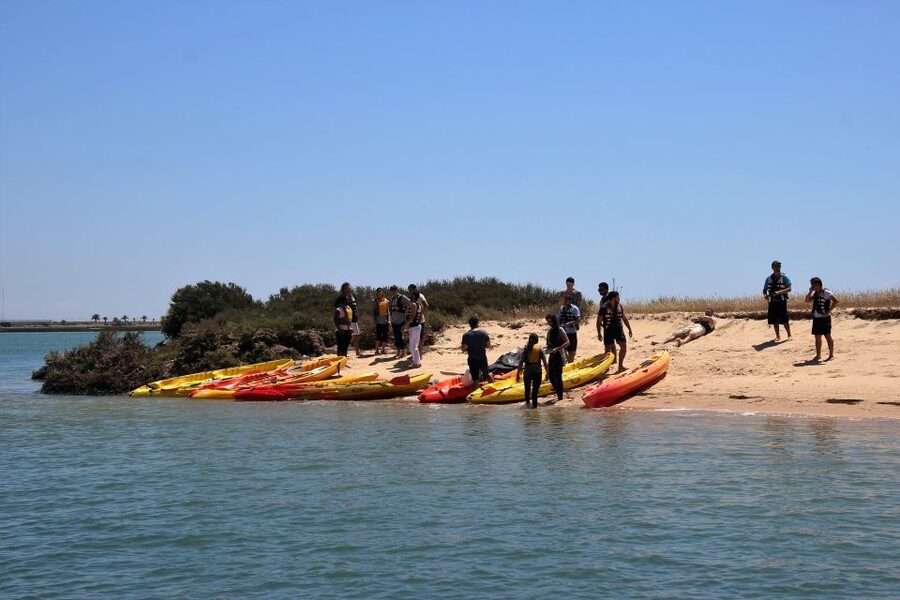 Ria Formosa National Park: Kayak Trip - Learning to Handle the Kayak on Calm Water