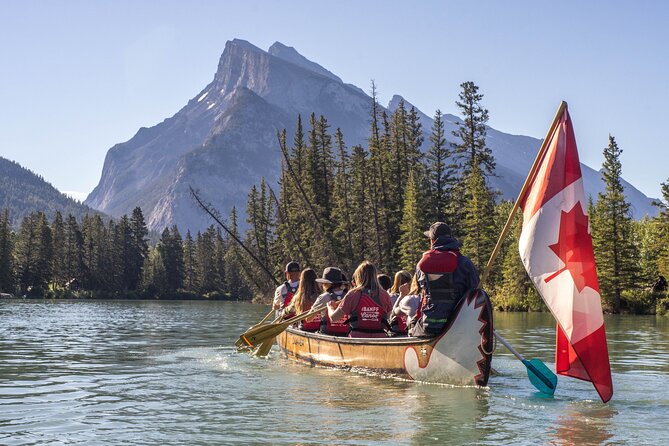 River Explorer | Big Canoe Tour in Banff National Park - The first paddle along the Bow River