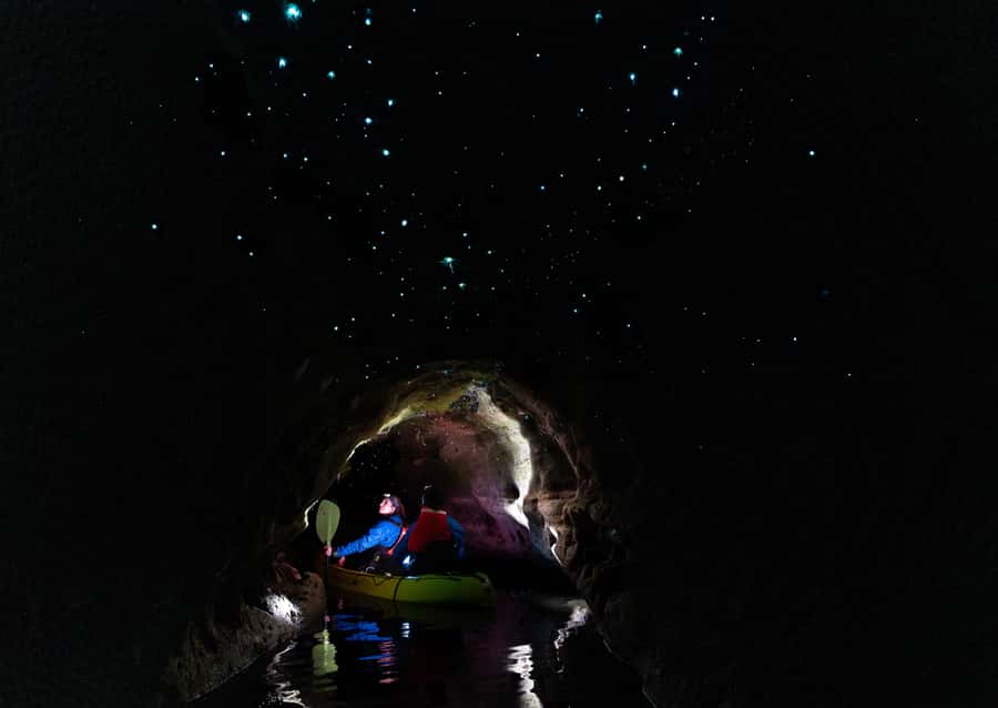 Rotorua: Glow Worm Kayak Tour - From Fenton Street to the Lake Okareka shoreline